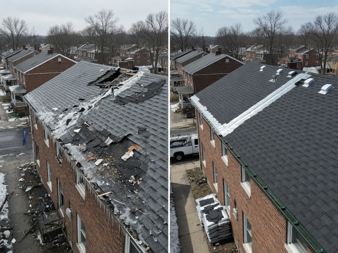 Harrisburg Roof Repair After Winter Storms: Before and After Guide